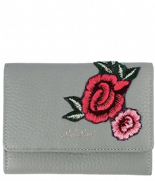 LouLou Essentiels Flap wallet Wallet Wild Roses grey (003)